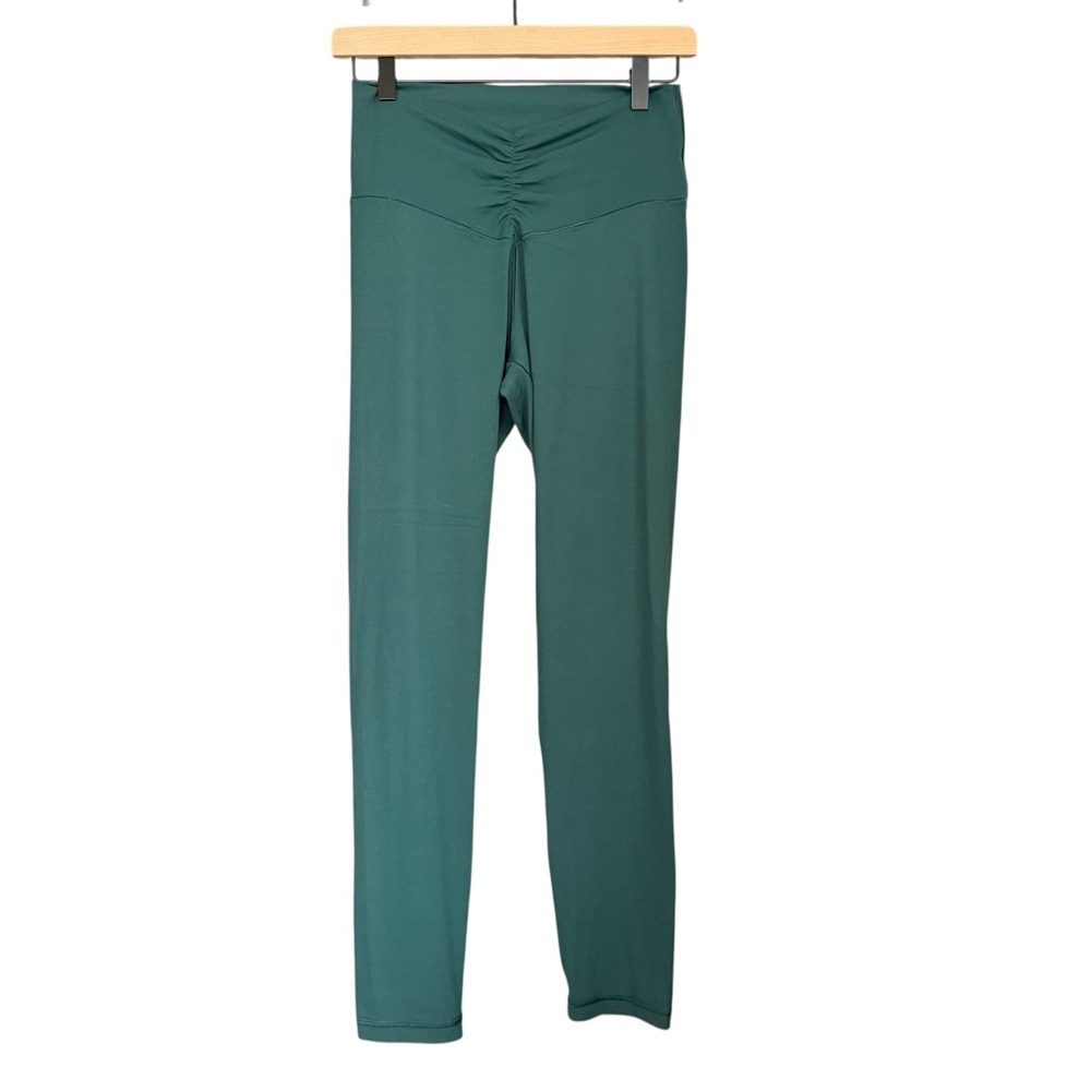 Aerie Teal Scrunch-Front Leggings